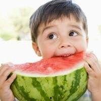 娃娃吃瓜情侣头像  第3张